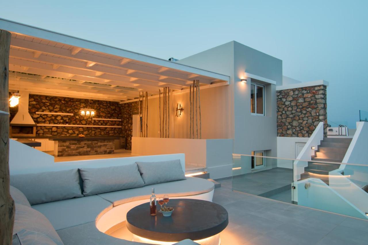 Theros Luxury Villas Damatria Extérieur photo